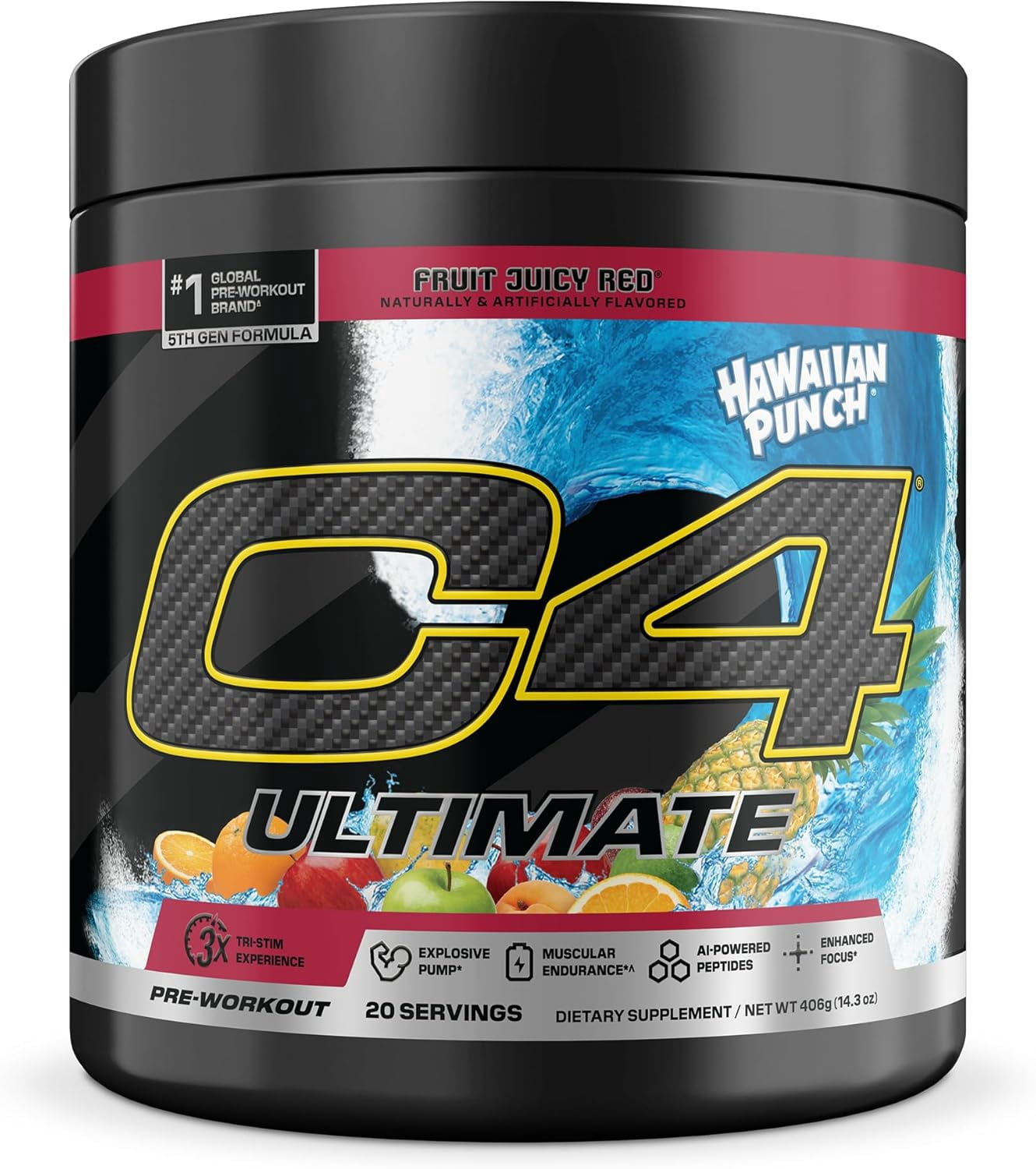 BSN N.O.-XPLODE Pre Workout Nutrition Mix, Pineapple Pump Flavor