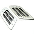 thumbnail image 6 of Deyuer Car Side Air Flow Vent Hole Cover Fender Intake Grille Duct Decoration Sticker,Silver, 6 of 7