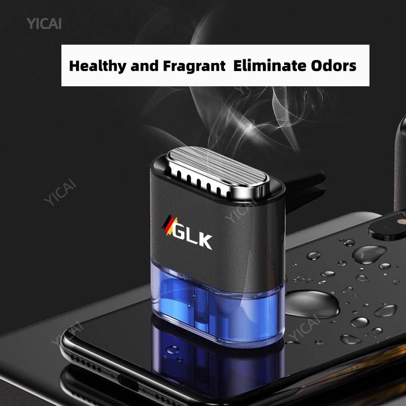 For Mercedes Benz GLB Car Mounted Air Outlet Perfume Aluminum Alloy Air Freshener Gulong Floral Liquid Fragrance