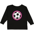thumbnail image 3 of Inktastic Soccer Player Girls Sports Ball Girls Long Sleeve Toddler T-Shirt, 3 of 5