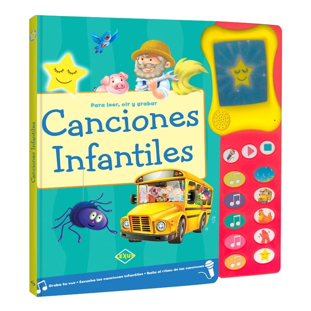 Canciones Infantiles Lexus Editores Para Leer, Oír Y Grabar | Walmart ...