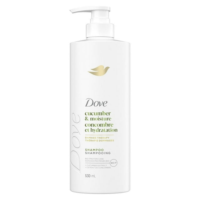 Dove Cucumber Moisture Shampoo for Dry Hair, with Liquid Bio-Protein care