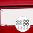 thumbnail image 4 of Miangastore 1 Set Anti Theft License Plate Security Screws License Plate Hardware License Plate Bolts Theft Proof License Plate Screws Decorative Car License Plate Screws, 4 of 9