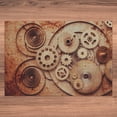 thumbnail image 6 of Ambesonne Vintage Jigsaw Puzzle Durable Cardboard, Mechanical Clocks Gears, 1000 pcs, Dark Orange Beige, 6 of 6