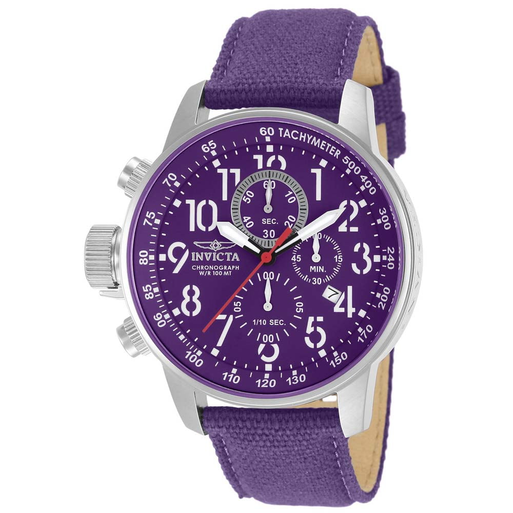 purple dial men's watch