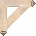 thumbnail image 3 of Ekena Millwork 3 1/2"W x 20"D x 20"H Traditional Traditional Smooth Bracket, Douglas Fir, 3 of 4