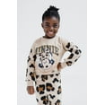 thumbnail image 2 of Disney Minnie Mouse Fleece Oversized Sweatshirt and Flare Leggings Outfit Set Toddler to Big Kid, 2 of 5