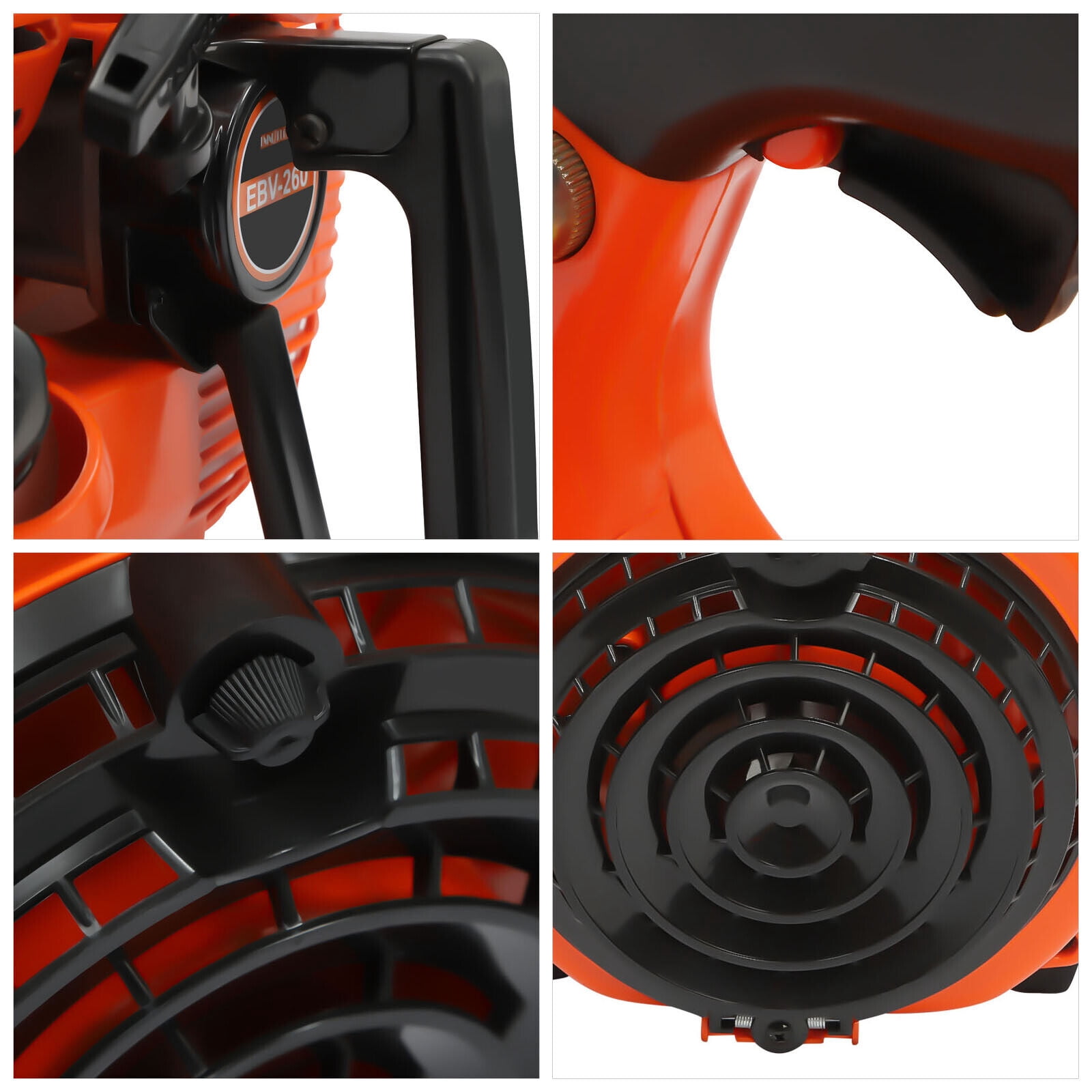 25.4CC 2-Strokes Leaf Blower Commercial Handheld Gas Grass Lawn Yard Dust Blowing Cleaning Tool 7000rpm Blower - EBV260