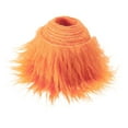 thumbnail image 2 of Faux Fabric, Shaggy Fabric Cuts Home Decor, Soft Breathable ming, Artificial Orange, 2 of 8
