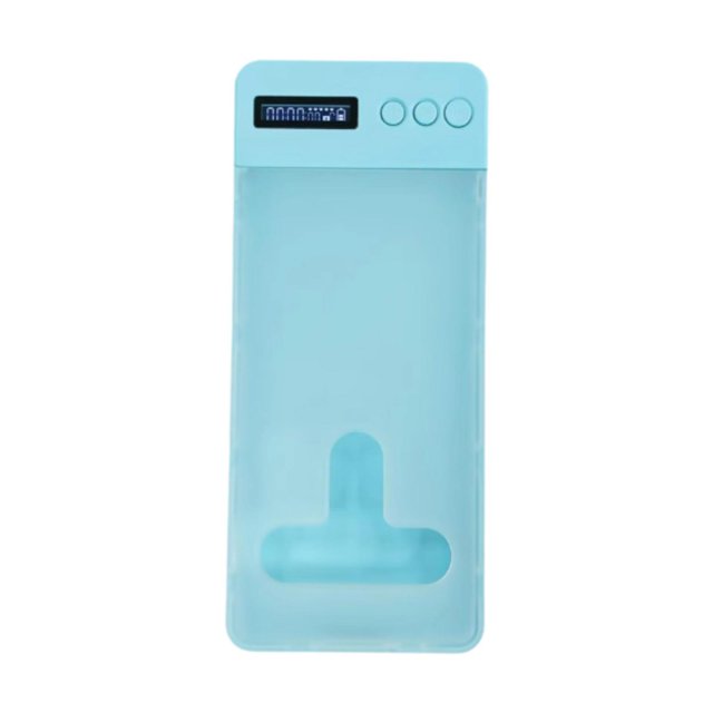 Caja de bloqueo del teléfono con caja de bloqueo cronometrada de temporizador CAZA DEL TELÉFONO DEL CONTENEDOR de COLLACIÓN FÁCIL de USO para LA SALA Azul
