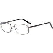 ADOLFO Men's Rx'able Eyeglasses, Admiral Gunmetal Frames