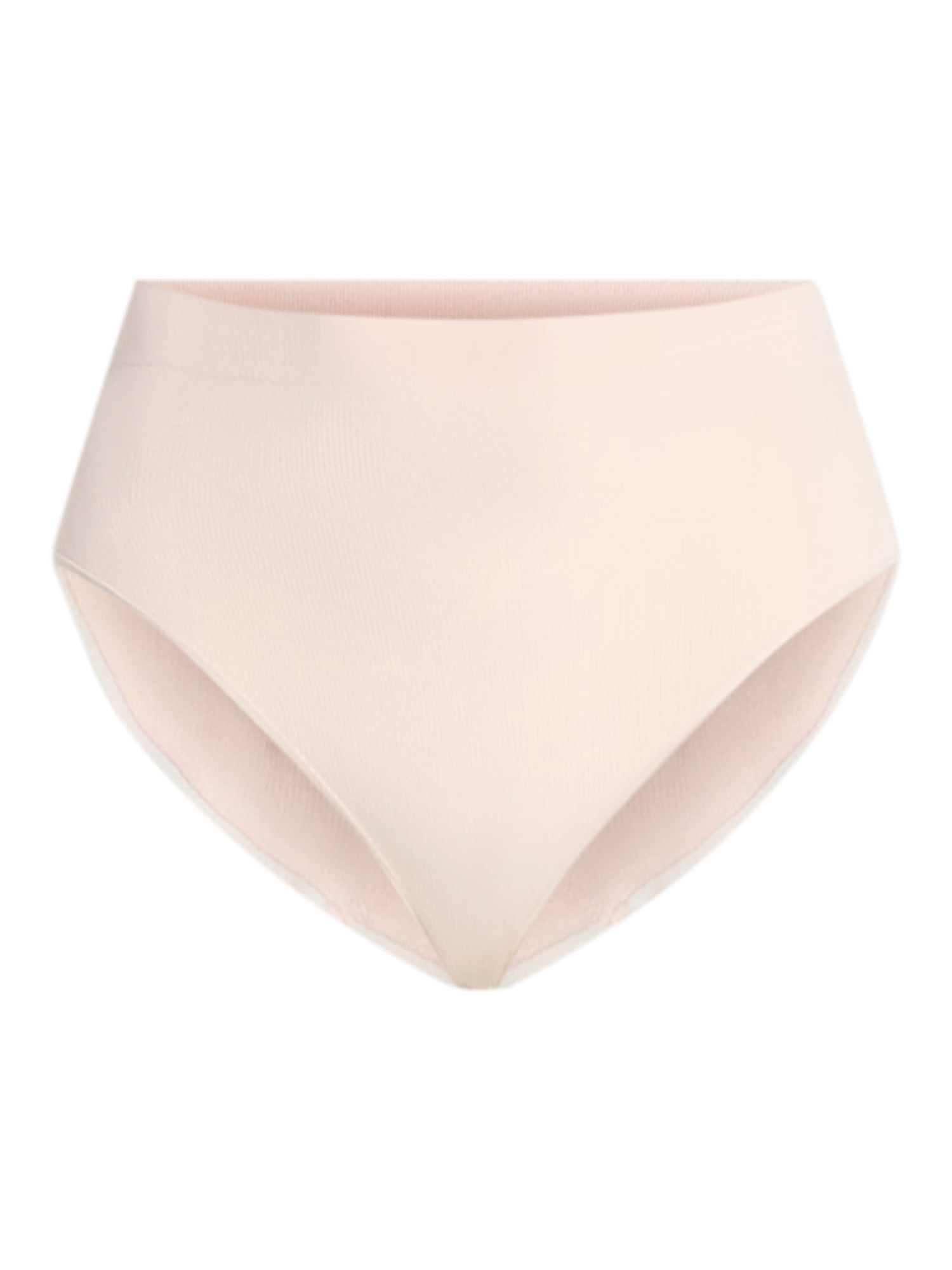 Joyspun Women's Plus Seamless Hi-Cut Panties, 3-Pack, Sizes 1X-5X