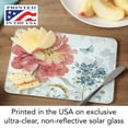 thumbnail image 2 of CounterArt Spring Meadow  3mm Tempered Glass Cutting Board 10" by 8", 2 of 7