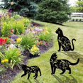 thumbnail image 4 of Metal Cat Silhouette Decor Wrought Iron Home Bedroom Dormitory Bookshelf, 4 of 5