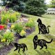 thumbnail image 4 of Metal Cat Silhouette Decor Wrought Iron Home Bedroom Dormitory Bookshelf, 4 of 5