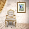 thumbnail image 3 of Derr, Wynn 17x24 Gold Ornate Wood Framed with Double Matting Museum Art Print Titled - European Roller, 3 of 4