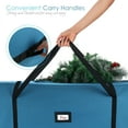 thumbnail image 3 of Hearth & Harbor Pack of 2 Christmas Tree Storage Bag - Fits Up to 7.5 ft Holiday Trees - Large Christmas Tree Storage Box Container Made from Durable Waterproof Fabric with Handles & Dual Zipper, 3 of 7
