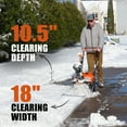 thumbnail image 3 of NOVUS 18-Inch Gas Powered Single-Stage Snow Blower with Remote Control Chute Rotation, 3 of 13