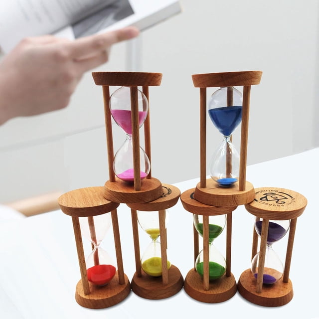 6x temporizador de arena colorido cepillo de dientes reloj de arena reloj de arena temporizador para juegos centro de educación temprana estudio de yo Macarena Temporizador de arena