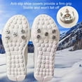 thumbnail image 4 of Ice Cleats,Crampons for Shoes & Boots,5-Claw Outdoor Anti-S Shoe Covers,Anti-Slip for Hiking,Snow Walking,Climbing,Jogging,Fishing(White), 4 of 4