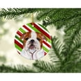 thumbnail image 2 of Bulldog English Candy Cane Holiday Christmas Ceramic Ornament SS4553, 2 of 2