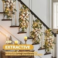 thumbnail image 1 of SNNROO Christmas Staircase Bow Pendant Teardrop Swag Stair Railing Decorative Swag, 1 of 10