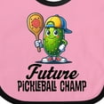 thumbnail image 4 of Inktastic Future Pickleball Champ Boys or Girls Baby Bib, 4 of 4