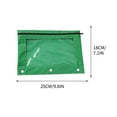 thumbnail image 3 of COFEST Pencil Case,Three-hole Pencil Case Single Zipper Transparent PVC Document Storage Bag Detachable Folder Large Capacity Pencil Case Green, 3 of 6