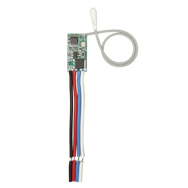 Matsuzay Módulo de controlador de circuito de interruptor de Control remoto inalámbrico pieza de repuesto electrónica para luz de cadena de Electrónica miscelánea Antena Blanca