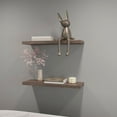 thumbnail image 2 of Fm Furniture Iva Floating Shelf in Melamine x2, Pine, 2 of 5