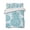 Cyan, Teal, White, variant on Quilts Twin Size, Sage Green Pineapple Soft Comforter Bedding Set for Bed, Summer Botanical Tropical Fruits Lightweight Quilted Bedspread with Pillow Cover(2 Pieces) for All Season, 68x86 Inch
