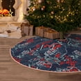 thumbnail image 5 of Xecao Cool Red Off-Road Vehicle Pattern Christmas Tree Skirt Holiday Part Decorations for Christmas Tree, Farmhouse Christmas Decor Xmas Holiday Home Party Decorations-30", 5 of 6