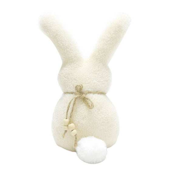 Jierger Clearance Beige Plush Home Decoration Abstract Animal Decoration Warm Farmhouse Style Cute Doll Living Room and Bedroom Desktop Decoration 5.1 x 10.2 inches