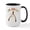 White/Black Inside, variant on CafePress - Oh, Snap Wishbone Large Mug - 15 oz Ceramic Large White Novelty Mug