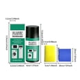 thumbnail image 3 of Dxssxc Plastic Yellowing Remover Kit, Repairs and Brightens Yellowed Plastic, Multi-Surface Restorer for Furniture and Appliances (100ML/3.38FL.OZ), 3 of 9