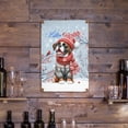 thumbnail image 3 of Hello Winter Boxer Smiling in Red Scarf Hat Welcome Christmas Vertical Metal Aluminum Sign Boxers Dog Lover Gifts Idea Wall Art Home Decor - 00017, 3 of 5