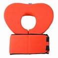 thumbnail image 3 of Premium Adult L-Size Orange PVC Foam Swimming Aid Set: Armpit Ring with Belt & Neck Ring – Ideal for Beginners, Comfortable Design, Easy Inflation/Deflation, Durable for Pools/Water Parks, Free, 3 of 5