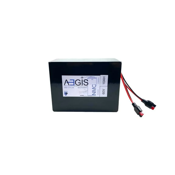 Aegis Battery 60V 10Ah Lithium Battery - NMC Deep Cycle Lithium-ion
