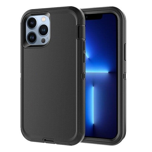 Étui iPhone 14 Pro Max Antichoc Anti-Poussière/anti-Chute à 3 Couches Protection Intégrale Robuste Ultra-Résistante Durable Étui pour Apple iPhone 14 Pro Max 6,7 Pouces