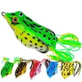 thumbnail image 2 of Topwater Frog Lure, Fishing Lures Kit,Realistic Frog Lures with Weedless, 2 of 8