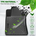 thumbnail image 2 of Ladcaser Floor Mats Compatible for Toyota Camry 2012 2013 2014 2015 2016 2017 All Weather TPE Floor Liners Black, 2 of 7