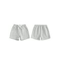 thumbnail image 2 of vera natura Baby Boys Shorts, Elastic Waist Solid Casual Short Summer Bottoms with Pockets for Daily, 2 of 8