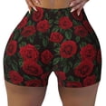 thumbnail image 2 of Fotbe Rose Shorts Sin Costuras – Shorts Deportivos de Cintura Alta para Mujer, Elásticos para Gimnasio, Yoga, Running o Ciclismo-Small, 2 of 8