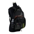 thumbnail image 2 of Eastsport Unisex Mesh Bungee Backpack with Padded Shoulder Straps, Black, 2 of 6