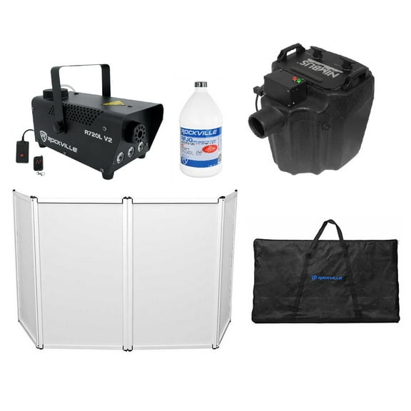 Chauvet DJ Nimbus Pro Plug/Play Dry Ice Fog Machine DJ Facade LED Fogger Fluid