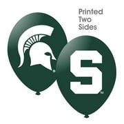 Mayflower 83180 10 Count 11 in. Michigan State Latex Balloon