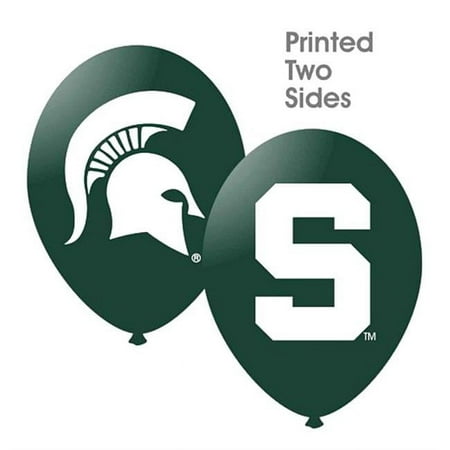 Mayflower 83180 10 Count 11 in. Michigan State Latex Balloon