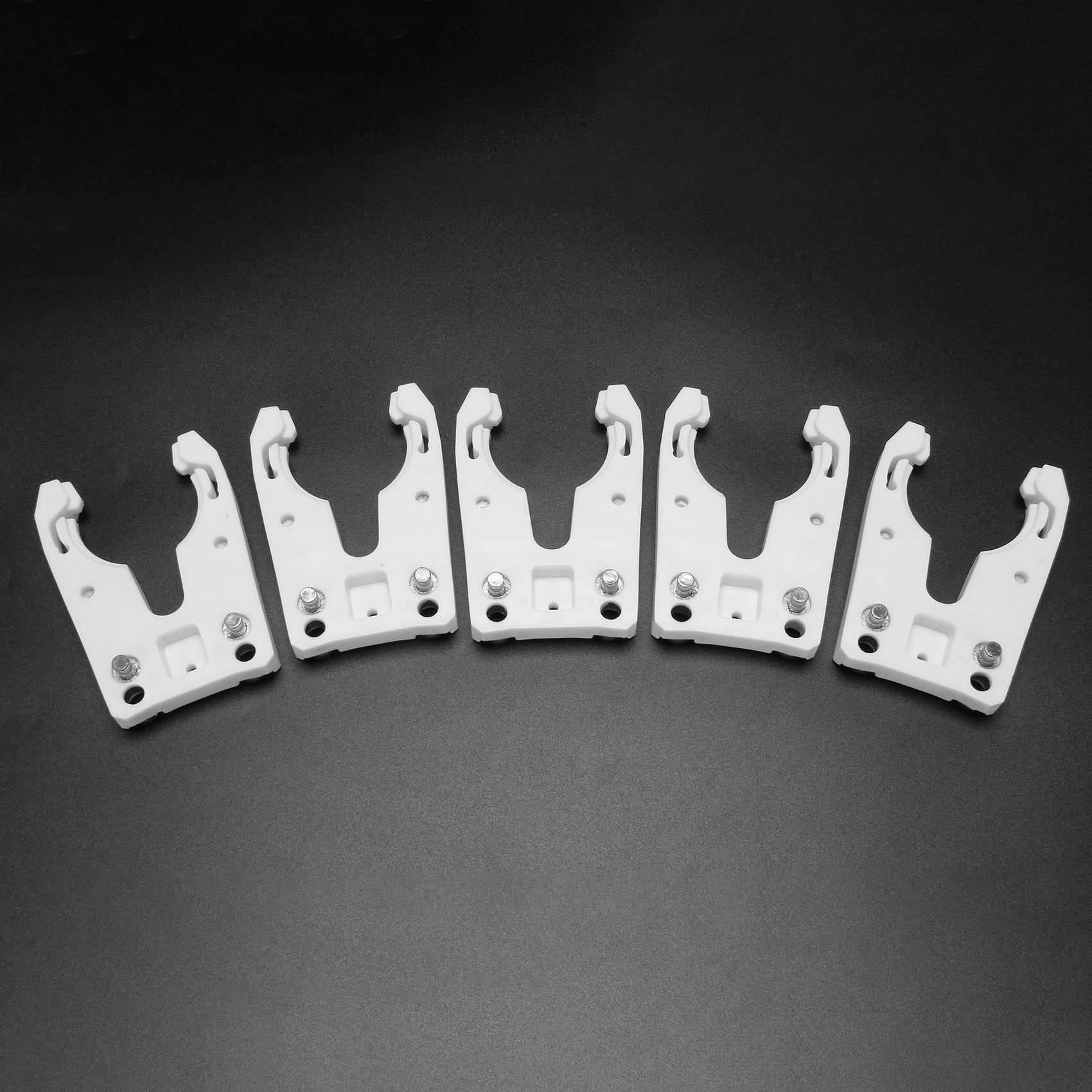 15PCS/Lot ISO30 Tool Holder Clamp Iron+ABS Flame Proof Rubber Claw