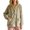 Green, variant on Womens Plush Fleece Cardigan Button Down 3D Floral Textured Warm Lounge Outerwear