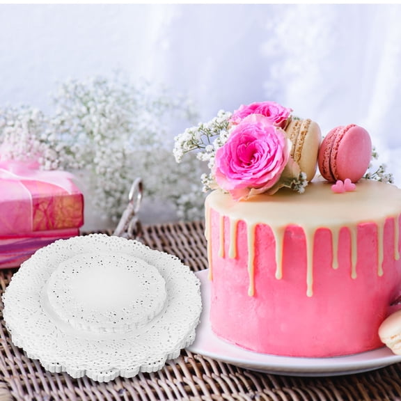 Minkissy Decorative Doilies Lace Doilies 2 Sets of 200 Sheets